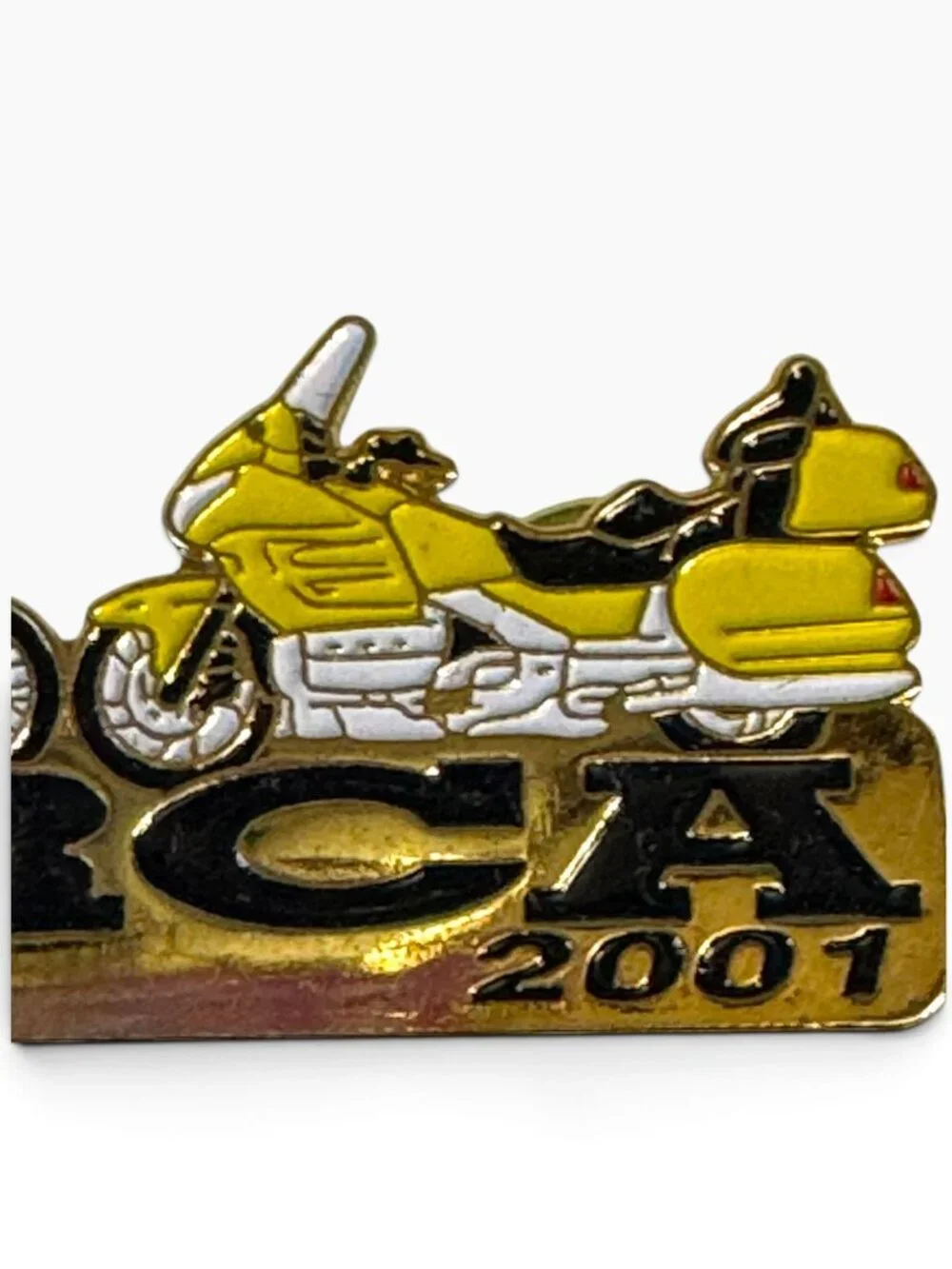 Honda HRCA Commemorative Pin 1975-2001 Gold Wing Bikes Vintage New Condition